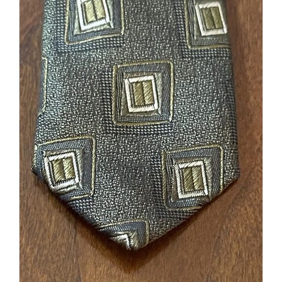 Villa Bolgheri For Mark Shale 100% Silk Men’s Neck Tie Made In Italy - Picture 6 of 9